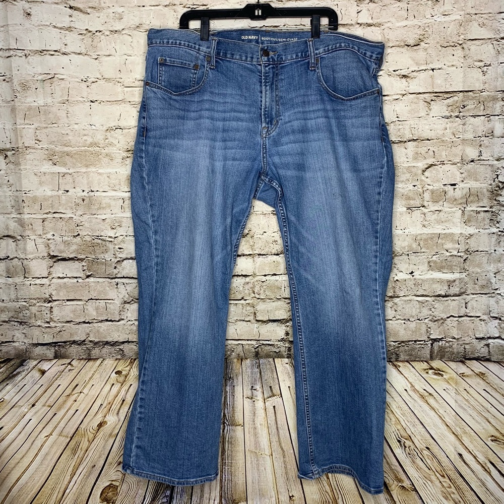 Old Navy light wash boot cut jeans